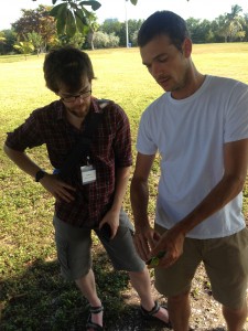 Sean Giery talking to Adam Algar. Photo by JStroud